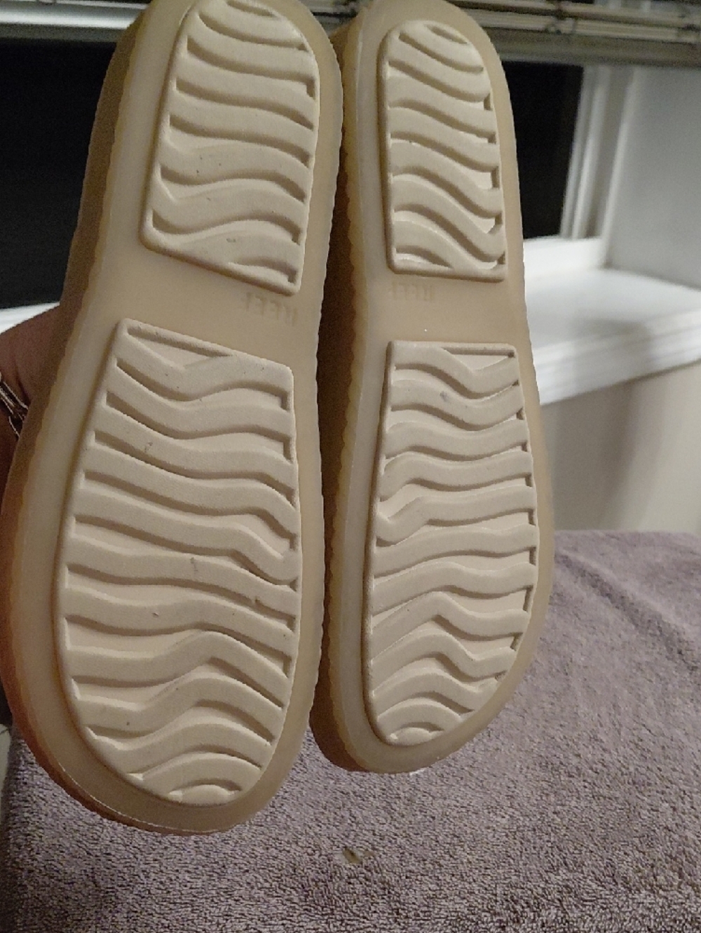 Women's Beige Slip-On Casual Sandals - Picture 4 of 4